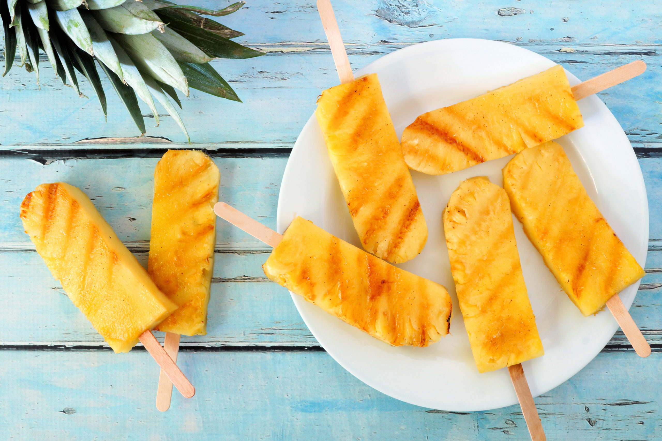 Grilled pineapple