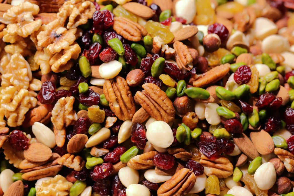 Nuts for healthy eating and snacking