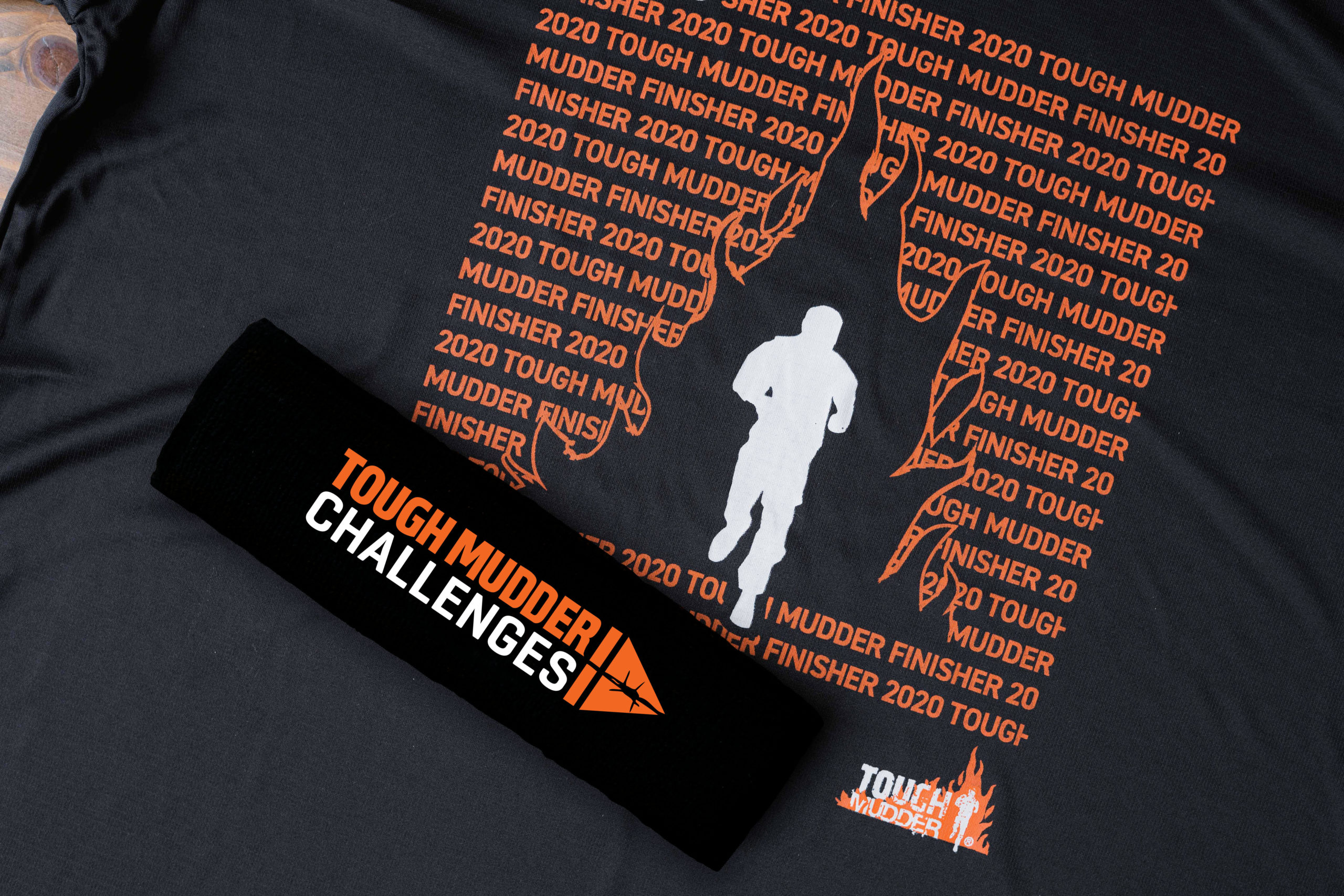 Tough Mudder shirts and headband