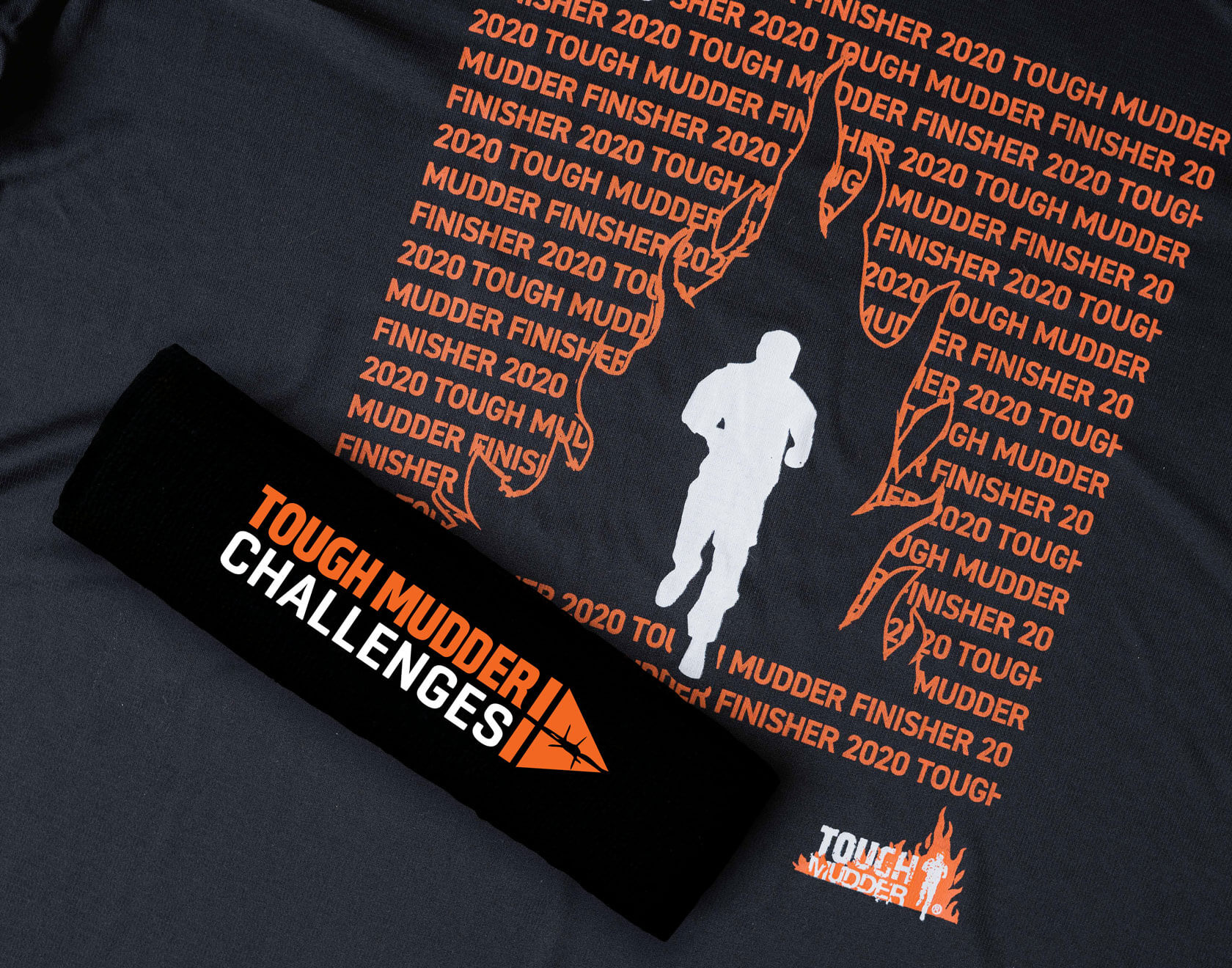 Tough Mudder shirt and headband