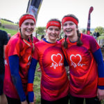 women in British heart foundation tops