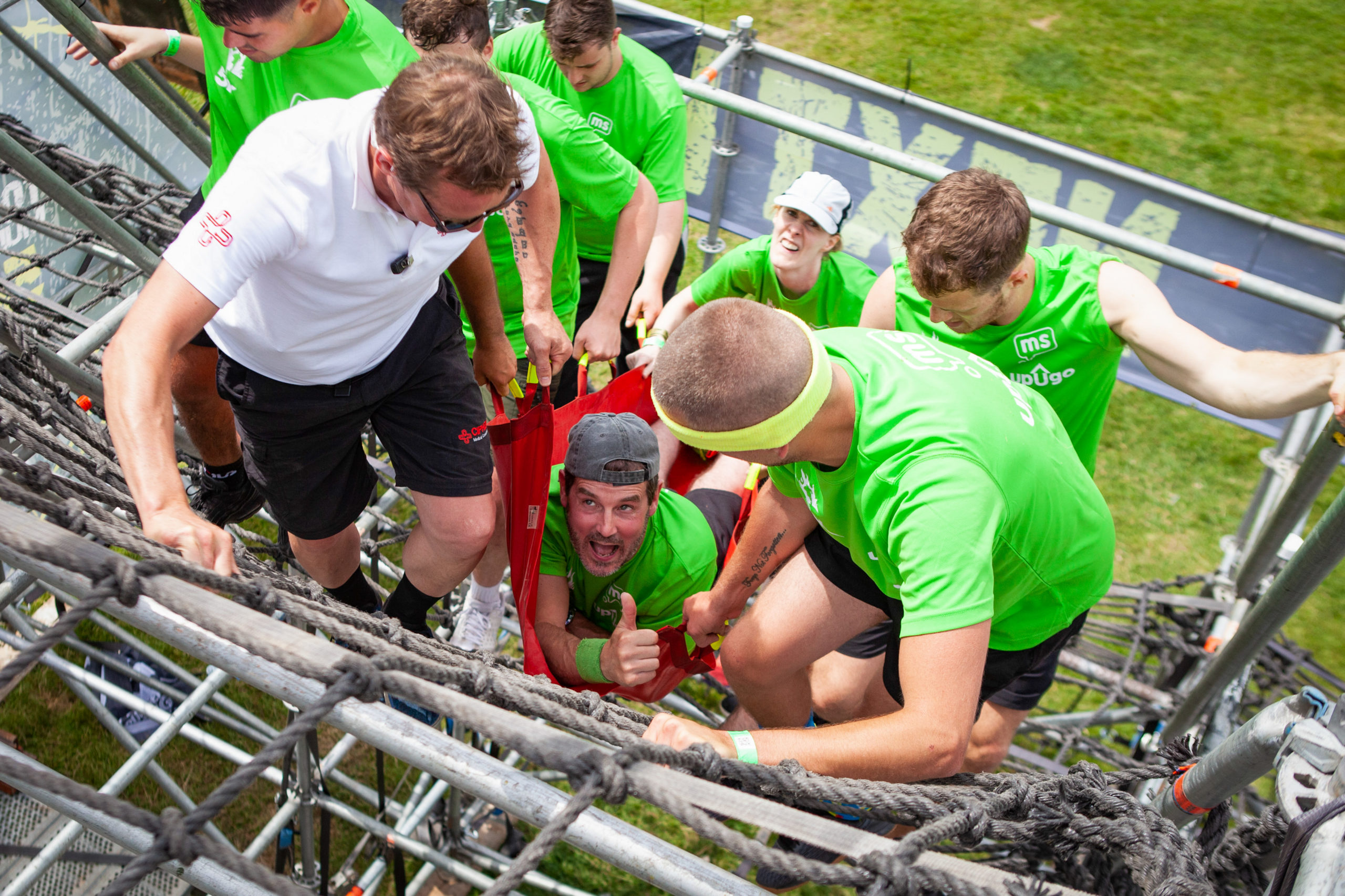 Mark Webb and his team at Tough Mudder