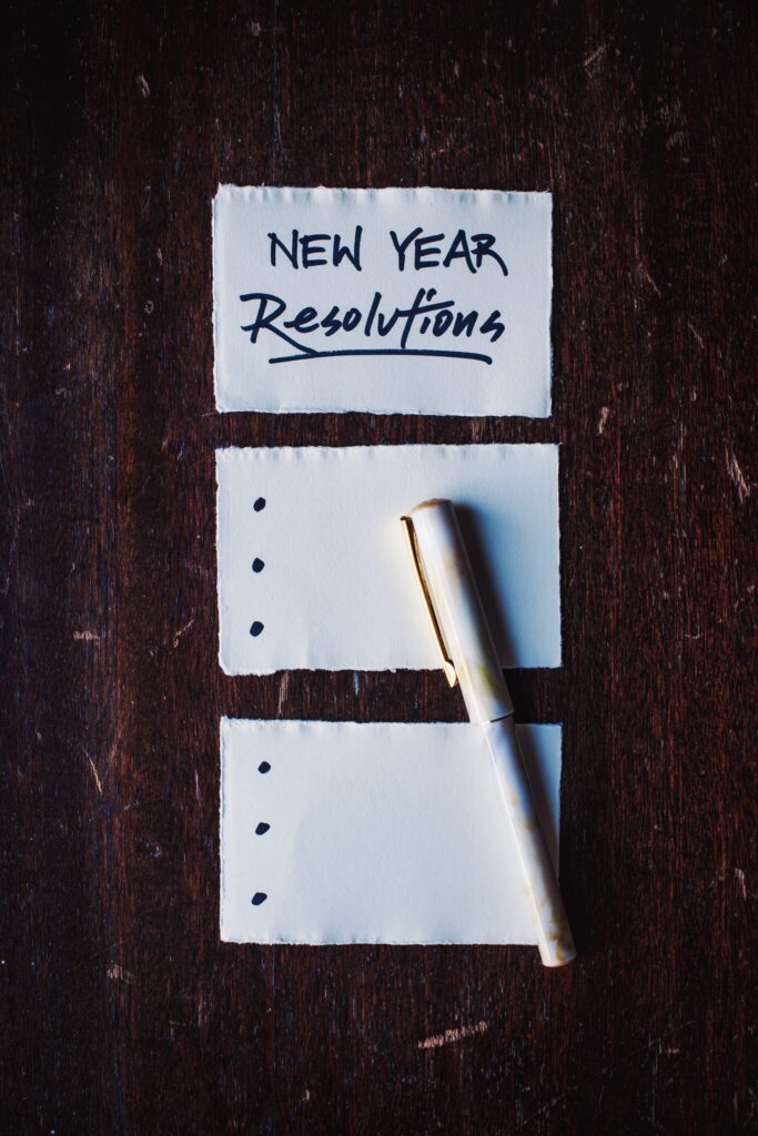 new year resolutions