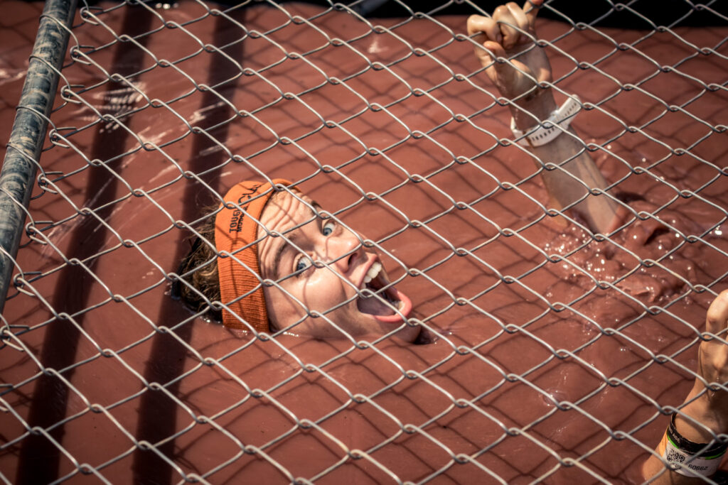 cage crawl woman