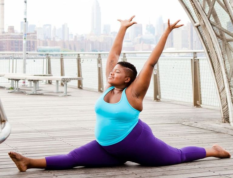 inspiring woman yoga