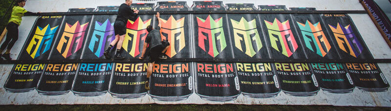 Reign cans obstacle