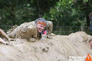 Bea on course at Tough Mudder